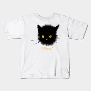 Black Cat - Halloween Kids T-Shirt